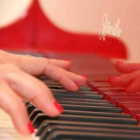 Klavier, Finger, tasten